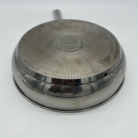 Tools of the Trade Stainless Steel Frying Saute Pan 9.5" Heavy Duty Oven Safe - Picture 5 of 14